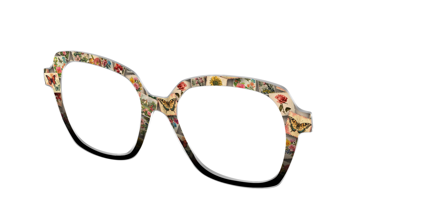 The Antique Stamps - Angle Top Image - Pair Eyewear