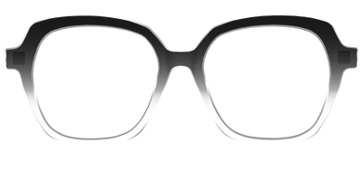 The Black Gradient Crystal - Front Top Thumbnail - Pair Eyewear