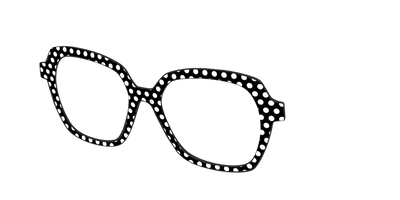 The Black Polka Dots - Angle Top Thumbnail - Pair Eyewear