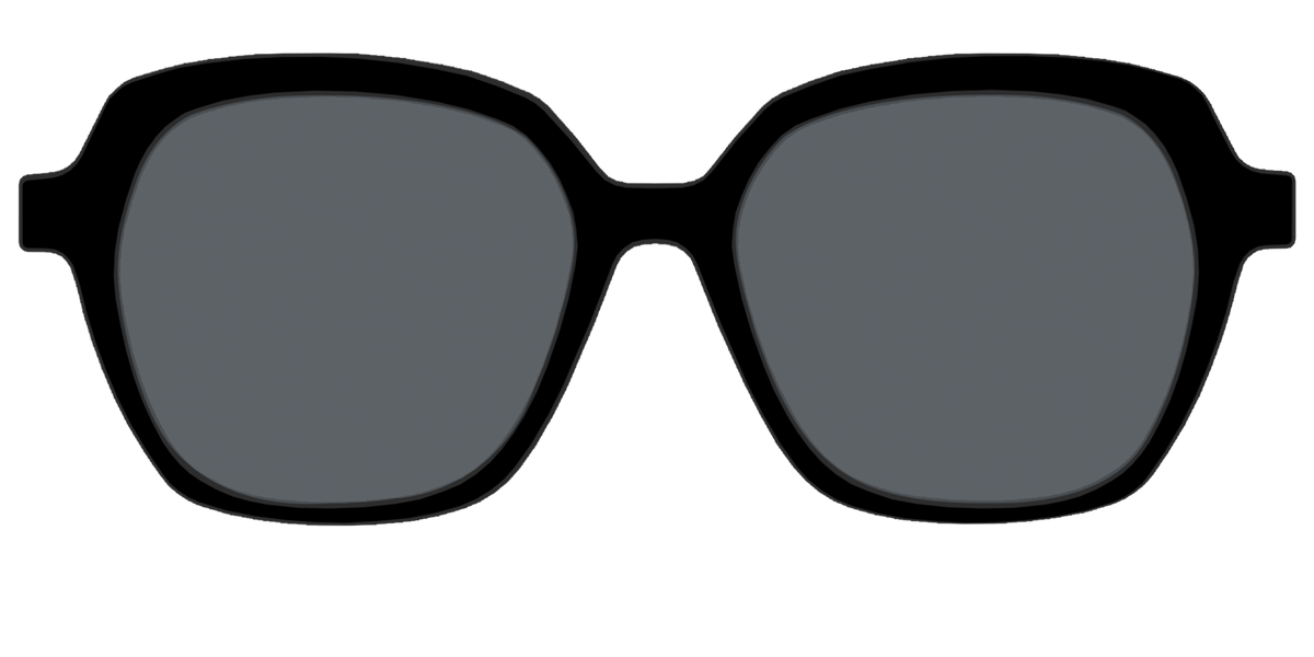 The Polarized Black Sun Top - Front Top Image - Pair Eyewear
