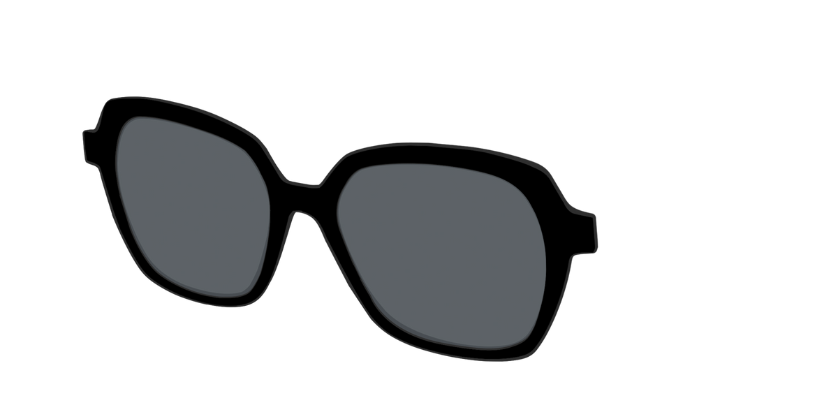 The Polarized Black Sun Top - Angle Top Image - Pair Eyewear