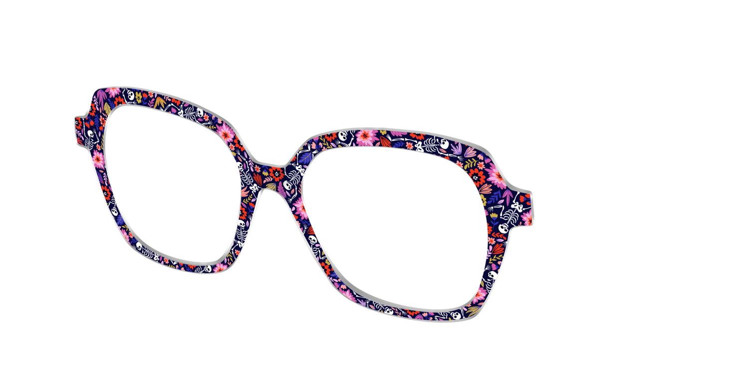 The Bone-Chilling Blossoms - Angle Top Image - Pair Eyewear