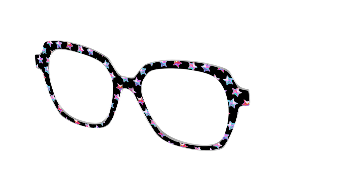 The Chrome Superstars - Angle Top Image - Pair Eyewear