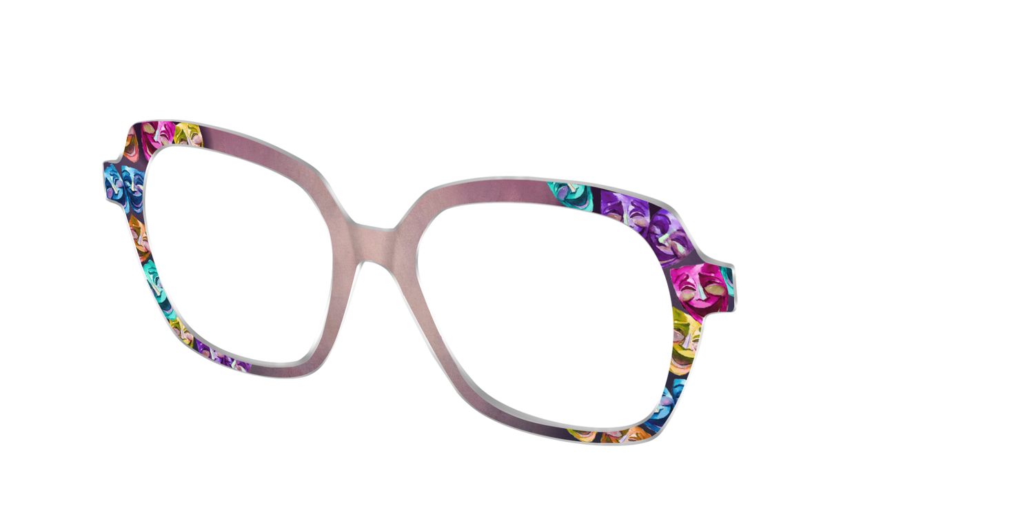 The Comedy Masks - Angle Top Image - Pair Eyewear