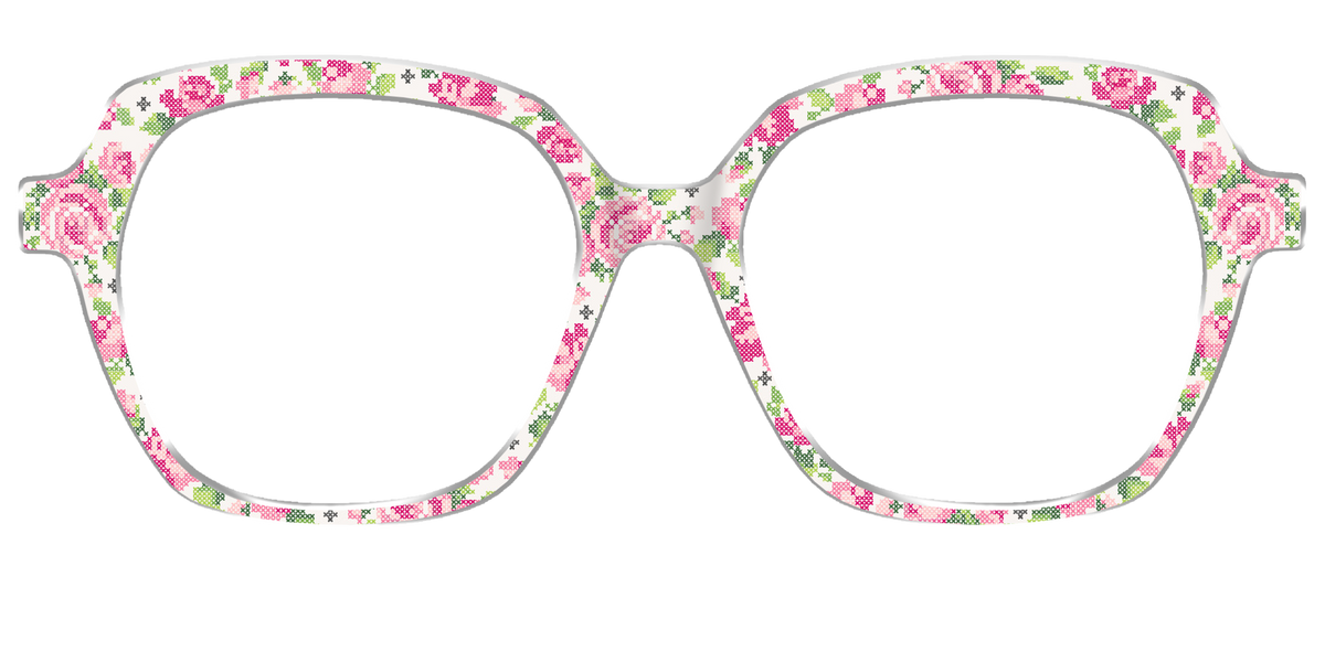 The Cross-Stitch Petals - Front Top Image - Pair Eyewear