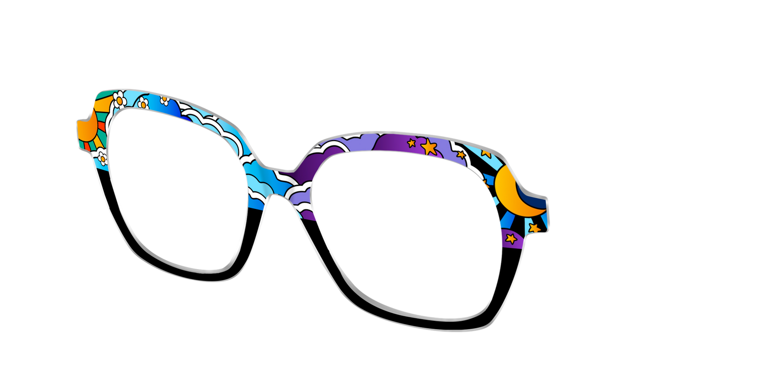 The Far Out Skies - Angle Top Image - Pair Eyewear