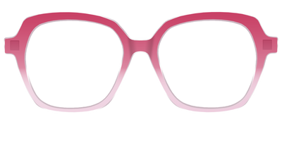 The Flamingo to Blush Gradient Crystal - Front Top Thumbnail - Pair Eyewear
