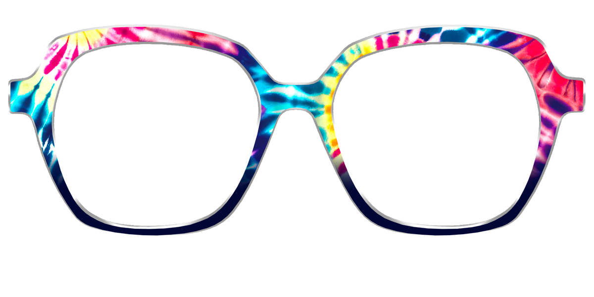 The Funky Tie-Dye - Front Top Image - Pair Eyewear