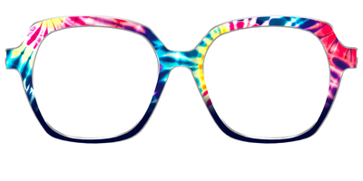 The Funky Tie-Dye - Front Top Thumbnail - Pair Eyewear