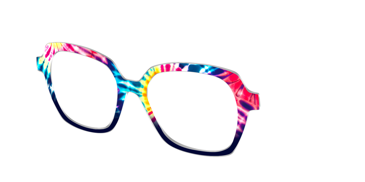 The Funky Tie-Dye - Angle Top Image - Pair Eyewear