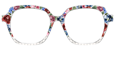 The Graph Paper Floral - Front Top Thumbnail - Pair Eyewear