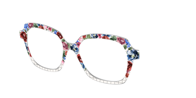The Graph Paper Floral - Angle Top Thumbnail - Pair Eyewear