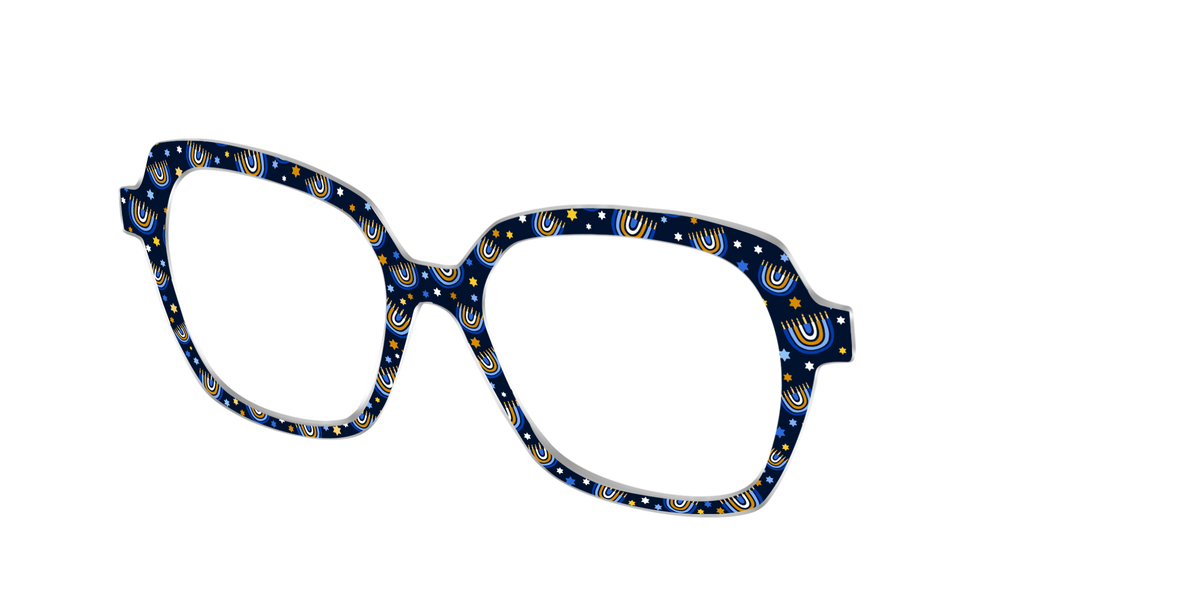 The Hanukkah Menorahs - Angle Top Image - Pair Eyewear