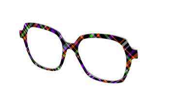 The Hexed Plaid - Angle Top Thumbnail - Pair Eyewear