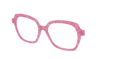 The Hot Pink Sparkle - Angle Top Thumbnail - Pair Eyewear