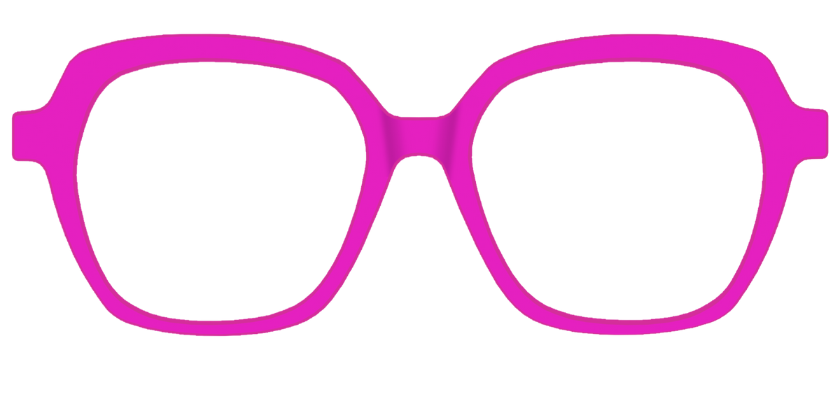 The Hot Pink - Front Top Image - Pair Eyewear