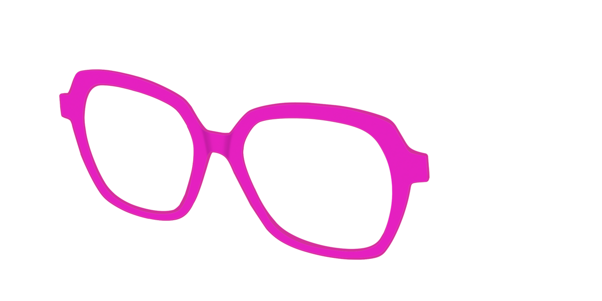 The Hot Pink - Angle Top Image - Pair Eyewear