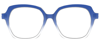 The Indigo Gradient Crystal - Front Top Thumbnail - Pair Eyewear