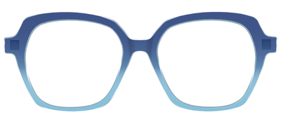The Indigo to Sky Blue Gradient Crystal - Front Top Thumbnail - Pair Eyewear
