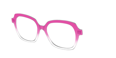 The Magenta Gradient Crystal - Angle Top Thumbnail - Pair Eyewear