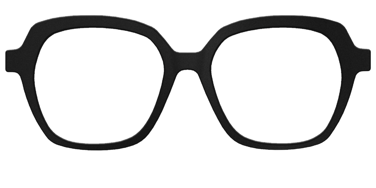 The Matte Black - Front Top Image - Pair Eyewear