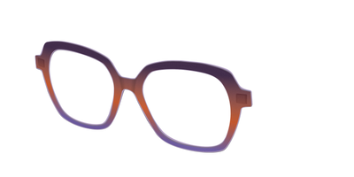 The Matte Midnight to Violet Gradient - Angle Top Thumbnail - Pair Eyewear