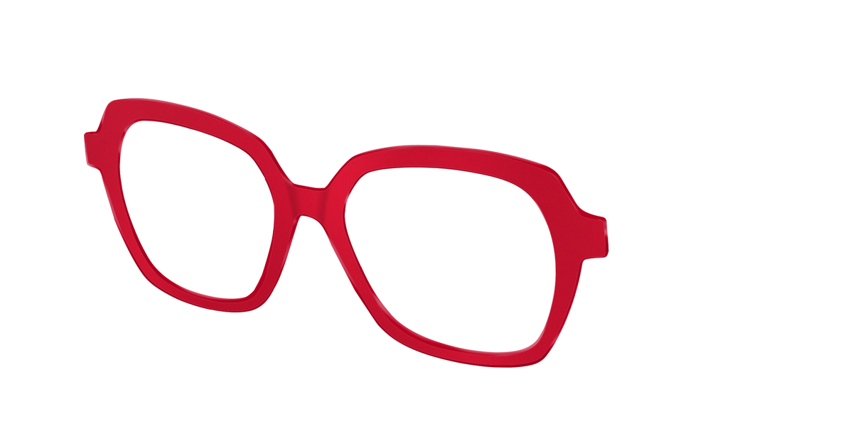 The Matte Red - Angle Top Image - Pair Eyewear