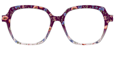 The Mulberry Floral Dip-Dye - Front Top Thumbnail - Pair Eyewear