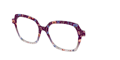 The Mulberry Floral Dip-Dye - Angle Top Thumbnail - Pair Eyewear