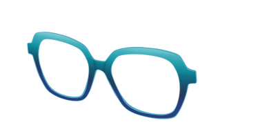 The Ocean Blue - Angle Top Thumbnail - Pair Eyewear