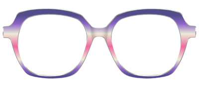 The Petunia Haze Gradient - Front Top Thumbnail - Pair Eyewear