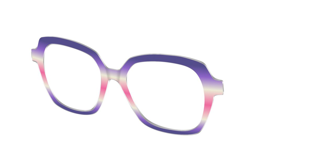 The Petunia Haze Gradient - Angle Top Image - Pair Eyewear
