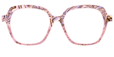 The Pink Conch Shell Pearl Crystal Split - Front Top Thumbnail - Pair Eyewear
