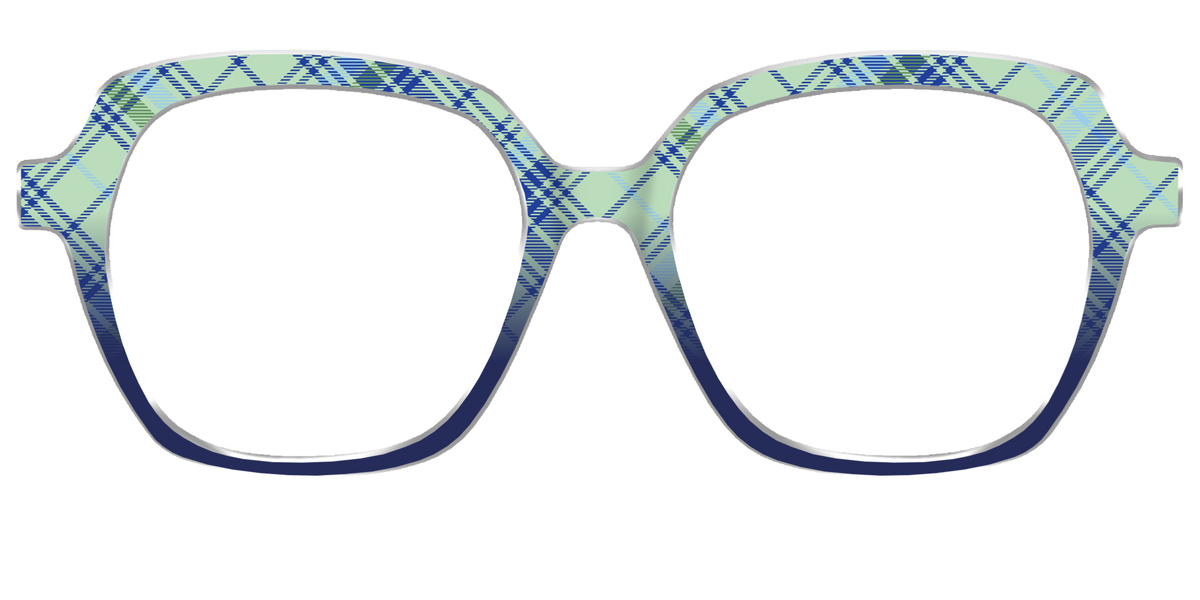 The Poetic Plaid - Front Top Image - Pair Eyewear