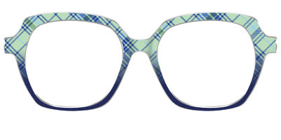 The Poetic Plaid - Front Top Thumbnail - Pair Eyewear