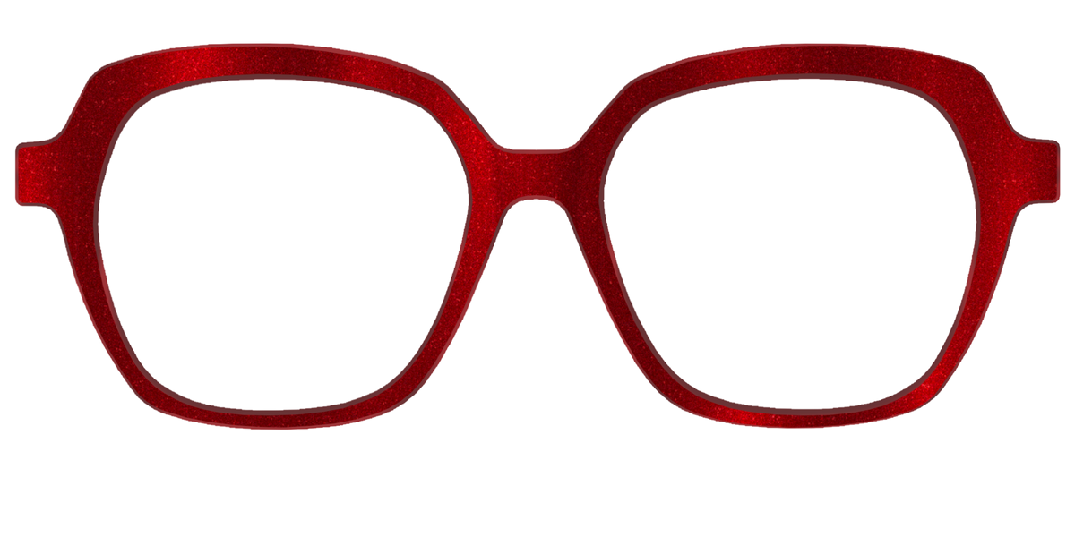 The Red Shimmer - Front Top Image - Pair Eyewear