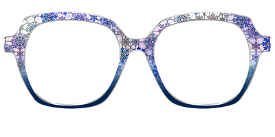 The Snowfall Stained Glass - Front Top Thumbnail - Pair Eyewear