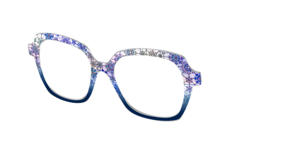 The Snowfall Stained Glass - Angle Top Thumbnail - Pair Eyewear
