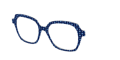 The Snowflake Polka Dot - Angle Top Thumbnail - Pair Eyewear