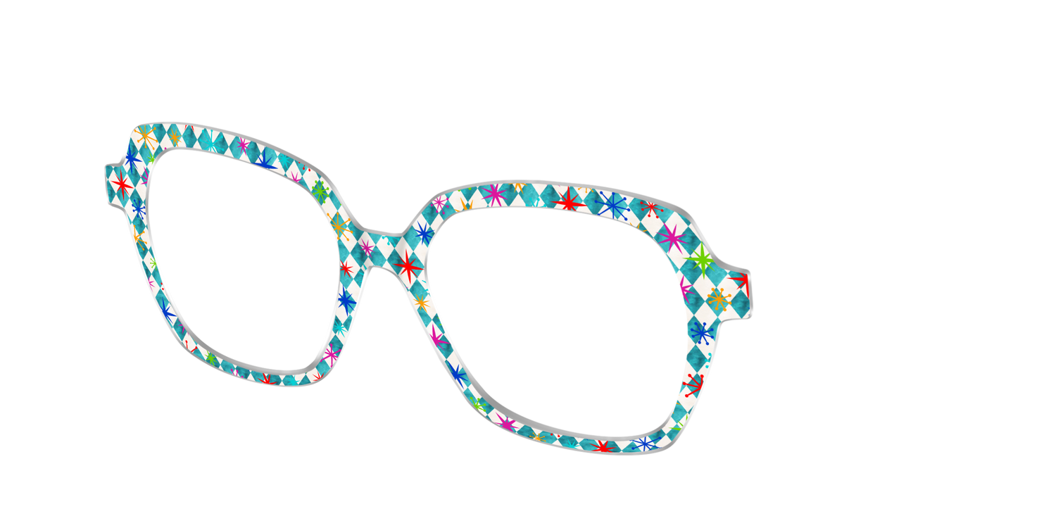 The Starburst Diamonds - Angle Top Image - Pair Eyewear