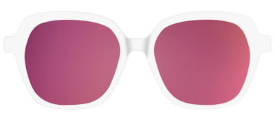 The Polarized White Sun Top - Front Top Thumbnail - Pair Eyewear