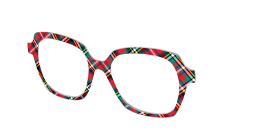 The Winter Plaid - Angle Top Thumbnail - Pair Eyewear