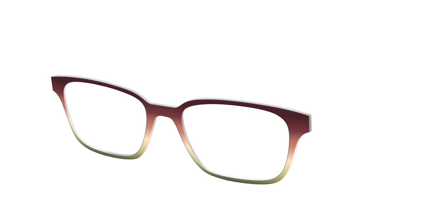 The Acorn to Moss Gradient - Angle Top Image - Pair Eyewear