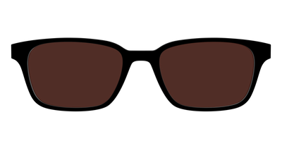 The Black with Brown Golf lens - Front Top Thumbnail - Pair Eyewear