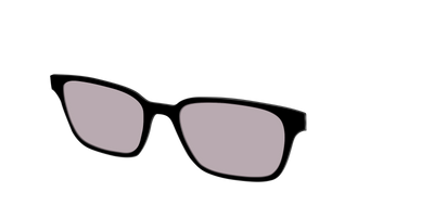 The Black with Gray Gaming lens - Angle Top Thumbnail - Pair Eyewear