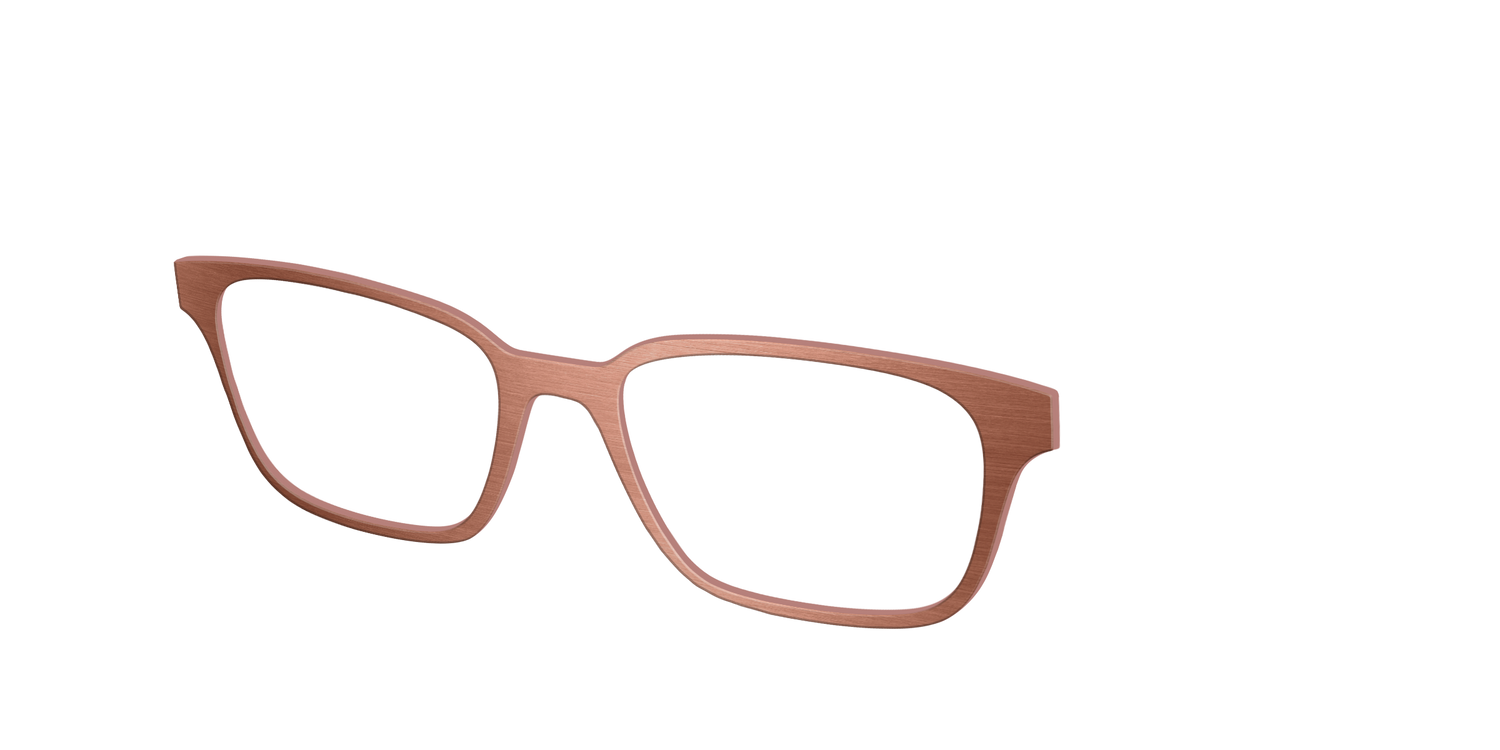 The Brushed Champagne - Angle Top Image - Pair Eyewear