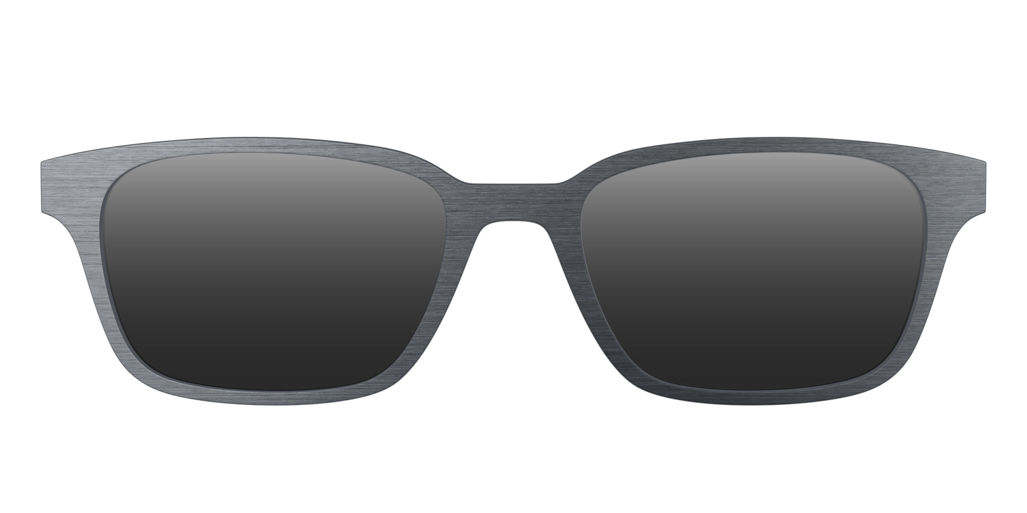 The Polarized Brushed Nickel Sun Top - Front Top Image - Pair Eyewear