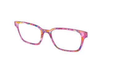 The Bubble Gum Pearl Marble - Angle Top Thumbnail - Pair Eyewear