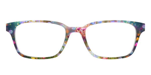 The Finley - Teal Pearlized Gradient Acetate Silver Metal
