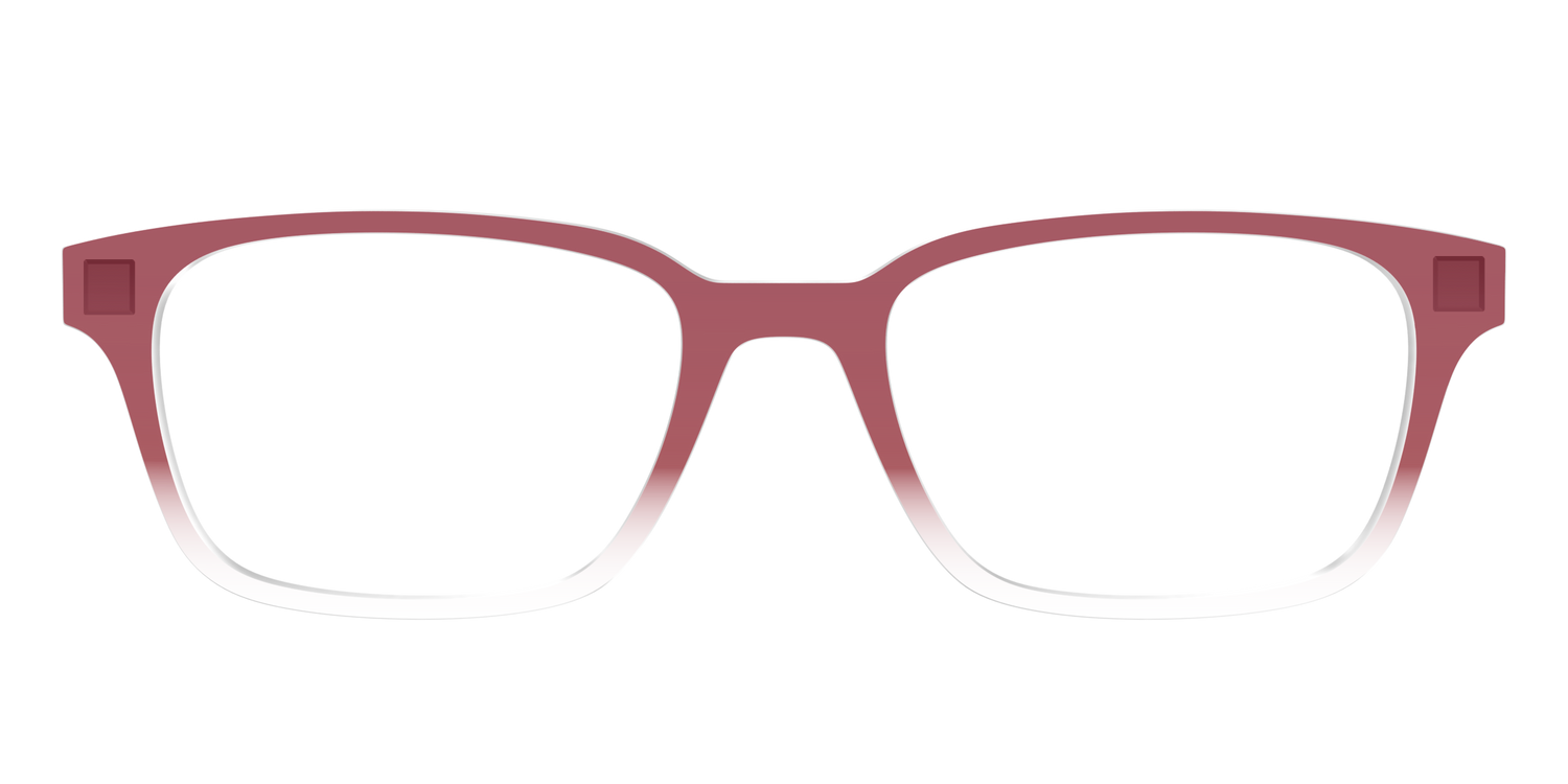 The Burgundy Gradient Crystal - Front Top Image - Pair Eyewear